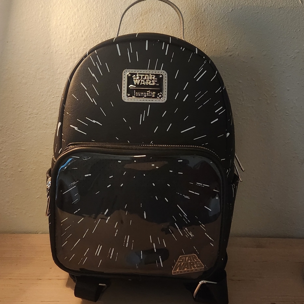star wars loungefly backpack!